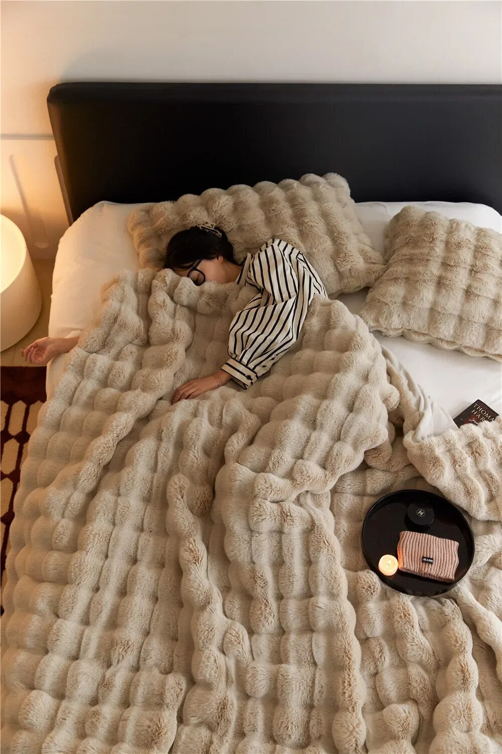 CozyHaven™ Het Warme Pluche Woldeken Waar Iedereen Het Over Heeft!