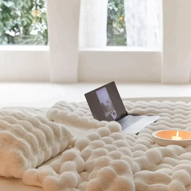 CozyHaven™ Het Warme Pluche Woldeken Waar Iedereen Het Over Heeft!