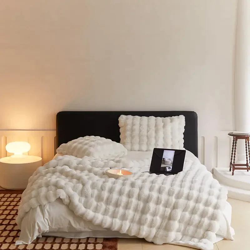 CozyHaven™ Het Warme Pluche Woldeken Waar Iedereen Het Over Heeft!