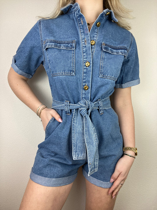 Denim Playsuit