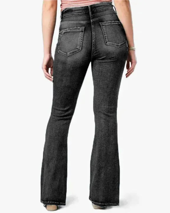 Flamingo™ | Vintage Mid Waist Flair Jeans