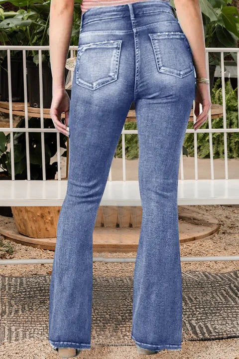 Flamingo™ | Vintage Mid Waist Flair Jeans