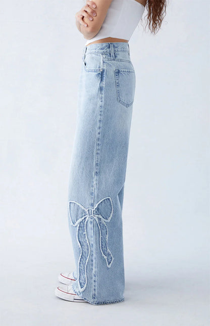 Glamarae™ Low Rise Bow Jeans