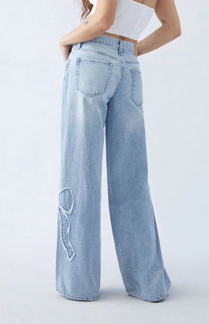 Glamarae™ Low Rise Bow Jeans