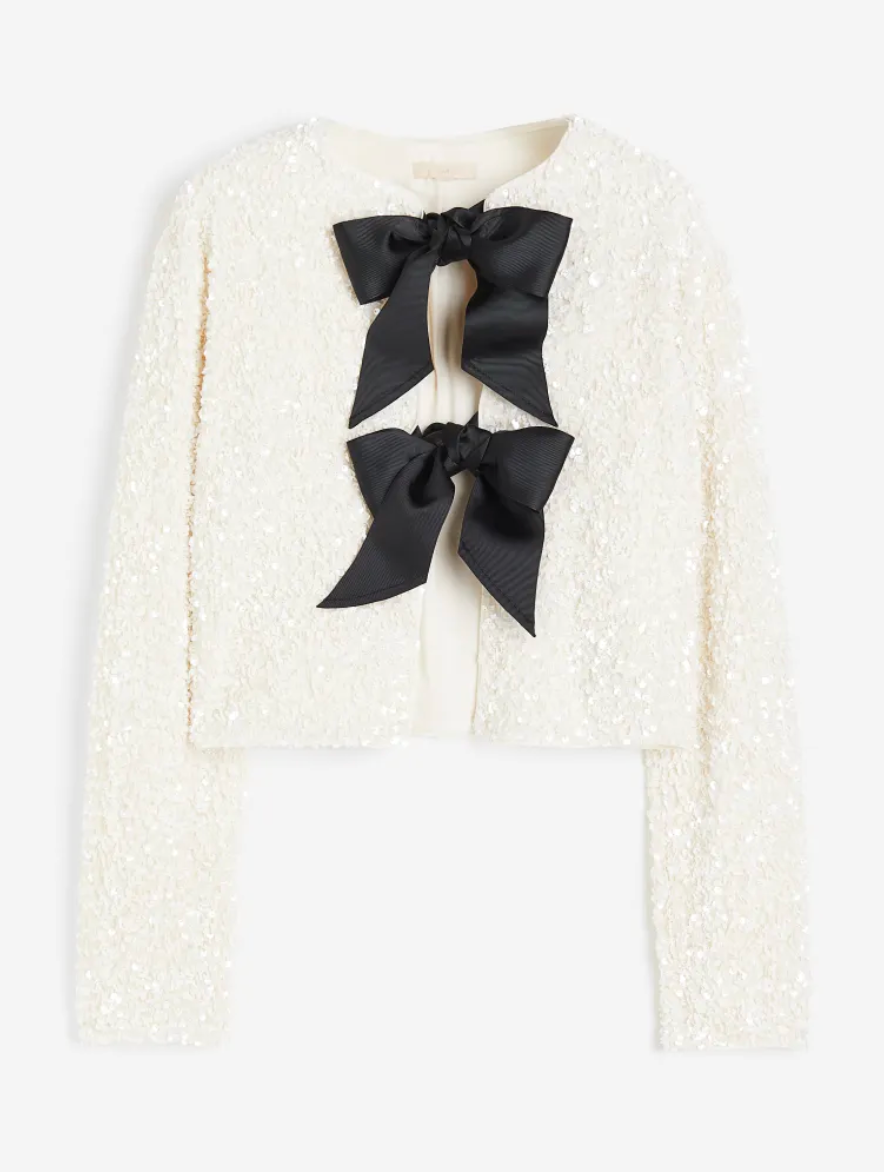 Angel™ | Sequin Top With Bow