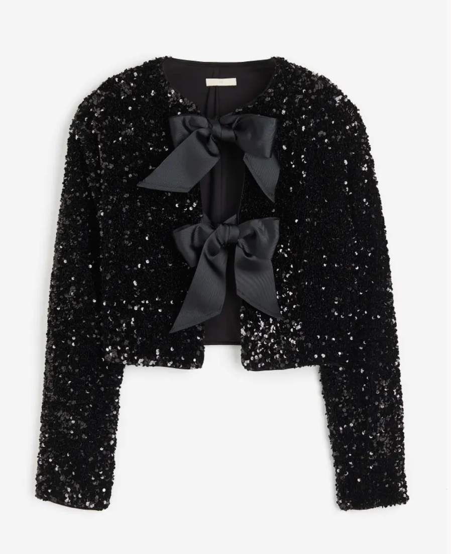 Angel™ | Sequin Top With Bow