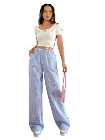 TIMELESS STRIPFLAIR CASUAL PANTS