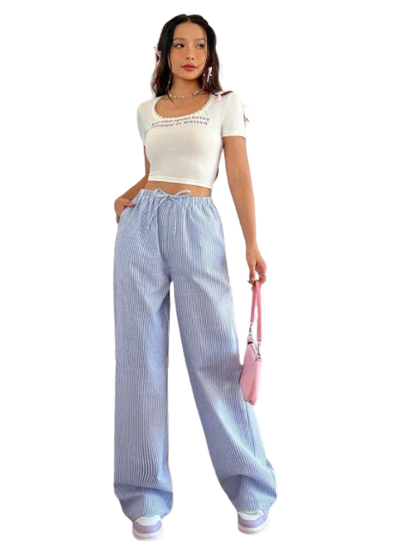 TIMELESS STRIPFLAIR CASUAL PANTS