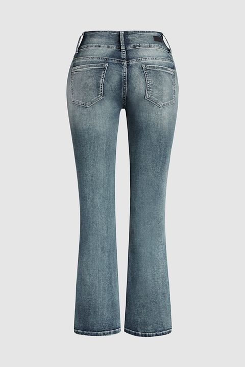 Flamingo™ | Vintage Mid Waist Flair Jeans