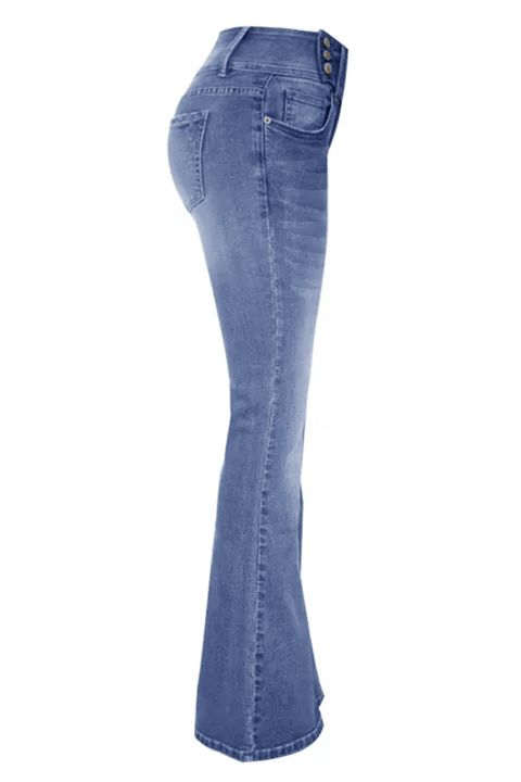 Flamingo™ | Vintage Mid Waist Flair Jeans