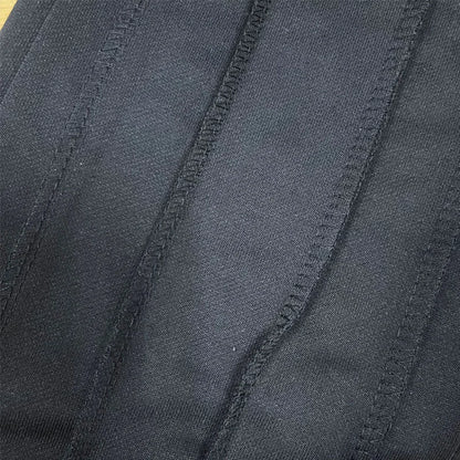 Houzhou Zwarte Joggingbroek Vrouwen Hippie Baggy Gestreepte Geplooide Broek Vintage Esthetische Patchwork Joggers Casual Sportbroek