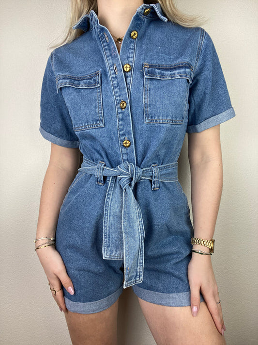 Denim Playsuit